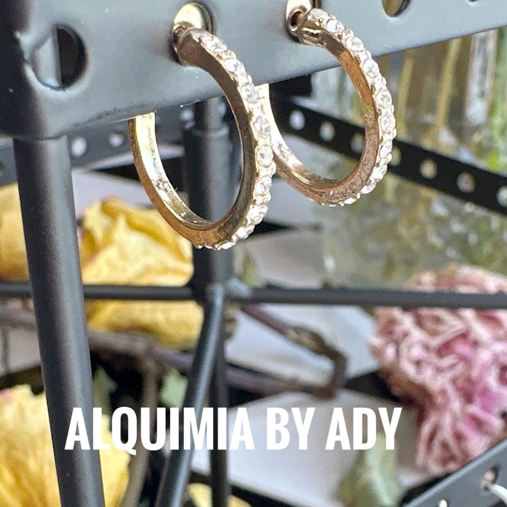 Minimalist Gold and Silver Hoop Earrings